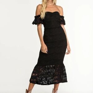 Nightcap clothing Dixie Flutter Midi Dress